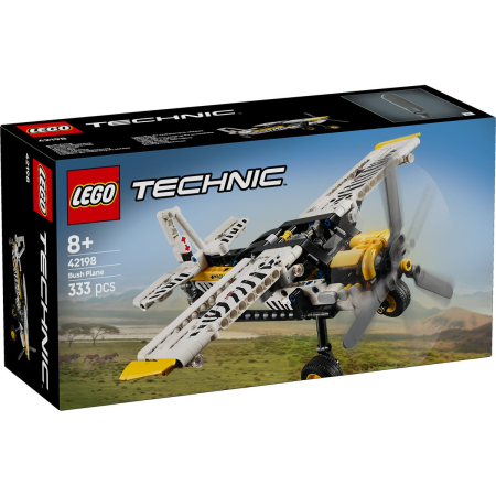 JOCURI SI JUCARII - Lego Technic Avion pentru Zone Greu Accesibile 42198 cu motor cu piston - IoArtify.ro