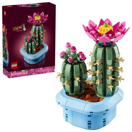 JOCURI SI JUCARII - Lego Botanicals Cactus Inflorit 11509 set 294 piese cu detalii realiste - IoArtify.ro