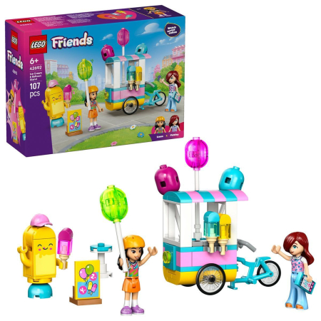 JOCURI SI JUCARII - Lego Friends Stand cu Inghetata si Baloane 42692 set constructie 170 piese - IoArtify.ro