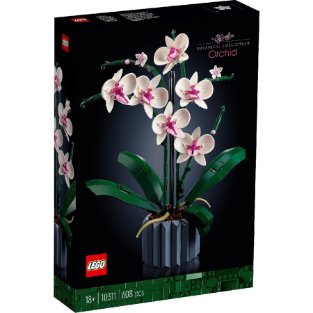 Seturi de constructie si cuburi - Lego Icons Orhidee 10311 set 595 piese construcție florală - IoArtify.ro