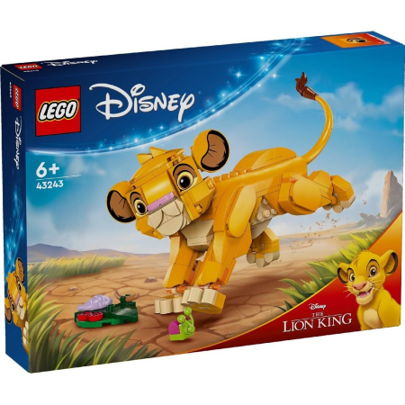 JOCURI SI JUCARII - Lego Disney Puiul Simba Regele Leu 43243 set constructie 59 piese - IoArtify.ro