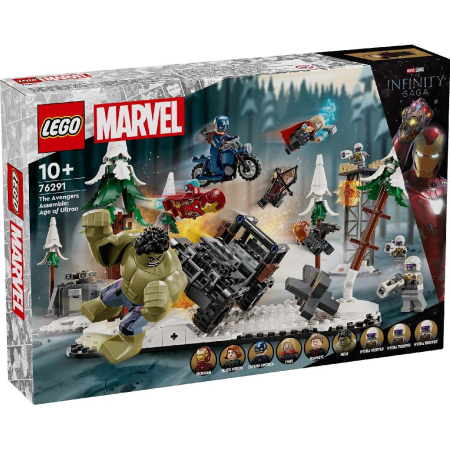 JOCURI SI JUCARII - Lego Marvel Razbunatorii Reuniti Sub Semnul Lui Ultron 76291 Set 878 Piese - IoArtify.ro