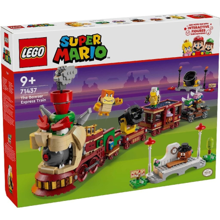 JOCURI SI JUCARII - Lego Super Mario Expresul Bowser 71437 set de construcție cu 801 piese - IoArtify.ro