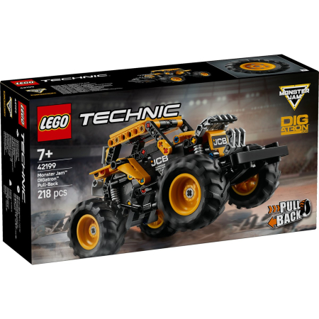 JOCURI SI JUCARII - Lego Technic Monster Jam Digatron Pull-back 42199 cu mecanism de tracțiune - IoArtify.ro