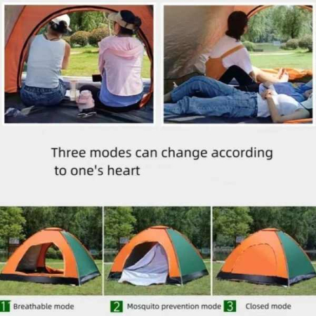 Set Cort Automat 3-4 Persoane + Hamac Portabil, Impermeabil și UV – Relaxare în Natură! [5]