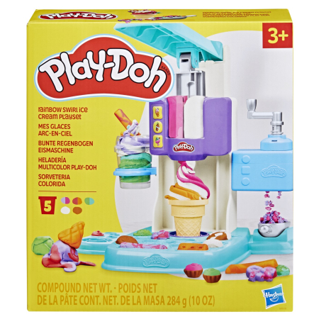 JOCURI SI JUCARII - Playdoh Set Inghetata cu 4 culori modelaj non-toxic - IoArtify.ro