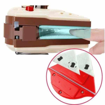 Stergator Dublu cu Magnet pentru Geamuri intre 3 si 8 mm si 10 Bureti de Rezerva Alb cu Rosu – IoArtify.ro [2]