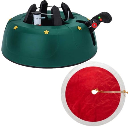 Hobby & Timp Liber - Suport de Brad cu Rezervor de Apa 2L si Covor pentru Brad 90 cm – IoArtify.ro