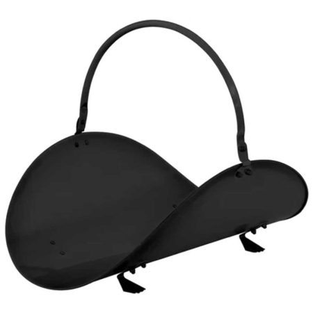 CASĂ, GRĂDINĂ & DIY - Suport de Depozitat Lemne Pentru Semineu Aliaj Forjat 48 cm Negru – IoArtify.ro