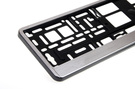 Suport număr - Suport numar inmatriculare aluminiu polisat rezistent la coroziune – IoArtify.ro