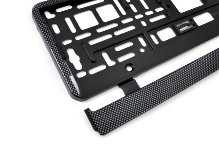 AUTO, MOTO & TRANSPORT - Suport numar inmatriculare finisaj carbon rezistent la UV - IoArtify.ro