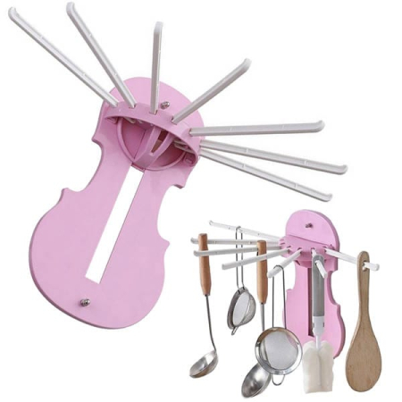 Diverse - Suport pentru Prosoape sau Ustensile Bucatarie Roz dimensiuni 26,5 x 39 x 21 cm – IoArtify.ro