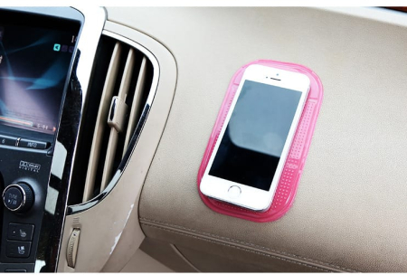 Suport universal din silicon cauciucat antiderapant si lipicios pentru chei sau telefon Negru dimensiuni 13 pe 7 cm – IoArtify.ro [9]