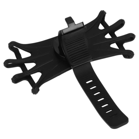 Suport universal din silicon pentru Telefoane cu Display pana la 8 inch flexibil si montaj pe ghidon negru – IoArtify.ro [2]