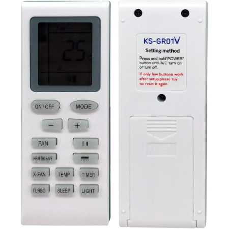 Telecomenzi AC - Telecomandă universală GREE KS-GR01V utilizare imediată