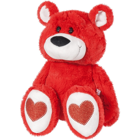 JOCURI SI JUCARII - Plus Ursulet Andry Bordeaux 45cm din plus moale si pufos - IoArtify.ro
