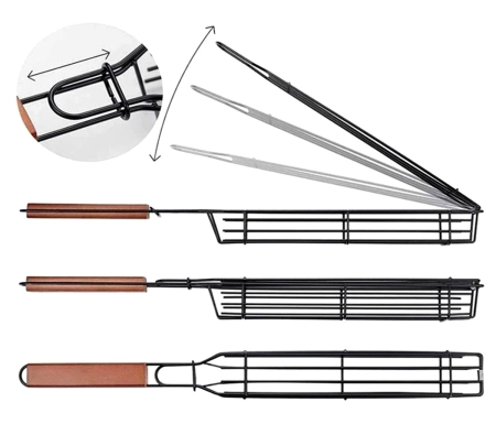 Ustensila de tip cos cu maner pentru preparat legume la gratar din otel inoxidabil – IoArtify.ro [3]