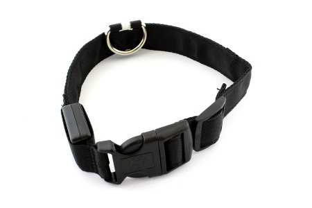 Zgarda iluminata cu LED pentru caine sau pisica culoare Galben cu baterie reincarcabila AVX-AG232B – IoArtify.ro [1]