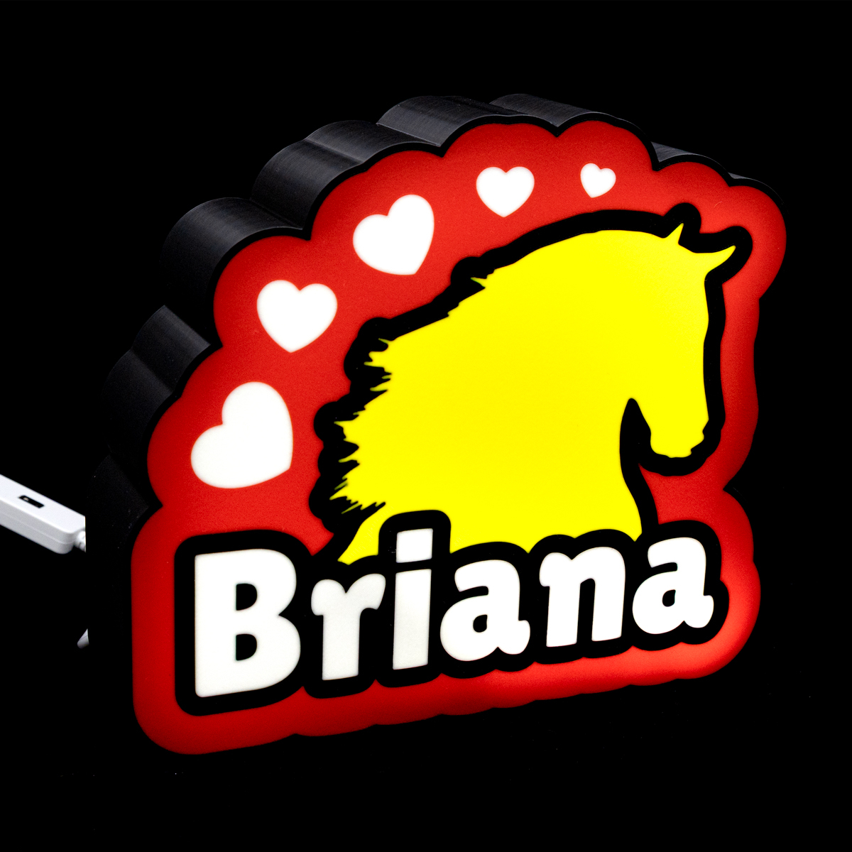 Lampa ambientala personalizata pentru copii, model calut, LED [2]
