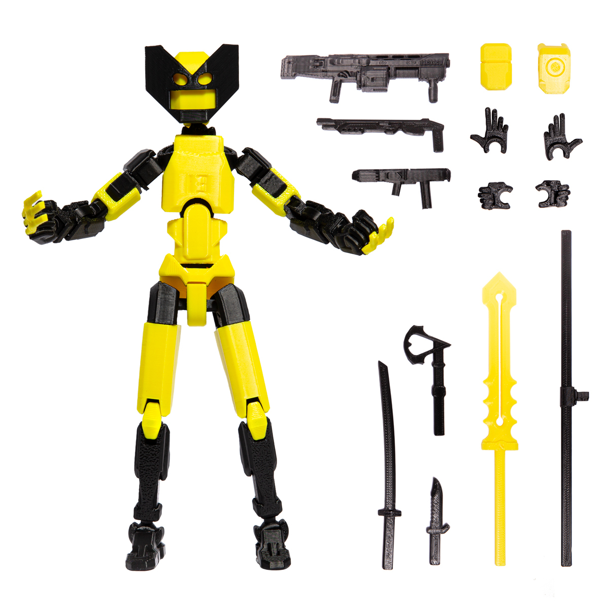 Robot figurina cu articulatii tip Wolverine, 16,5 cm, imprimat 3D, complet asamblata [1]