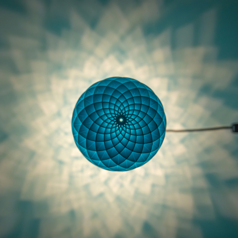 Lampă LED Ambientală LOTUS Blue [2]