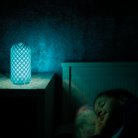 Lampă LED Ambientală LOTUS Blue [5]