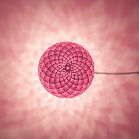 Lampă LED Ambientală LOTUS Pink [2]