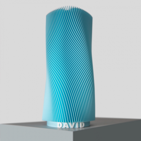 Lampă LED ambientală - WAVE Blue [2]