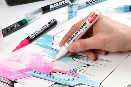 Softliner cu pompita Molotow