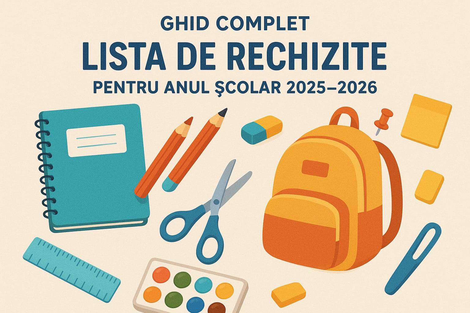 🎒 Complete Guide: School Supplies List for the 2025–2026 School Year