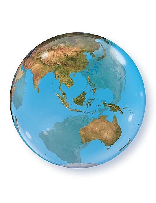 GOD BALON FOLIE ALUMINIU QL Bubble "GLOBE", 56cm 16871 [3]