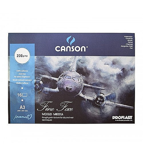 PR BLOC FINE FACE CANSON WRUM A3 16F, 200GR/M2 [1]
