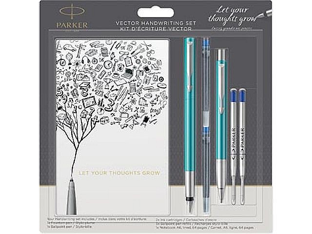 PARKER SET VECTOR 7 PIESE CARNETEL, STILOU, PIX + REZERVE 160288 [3]