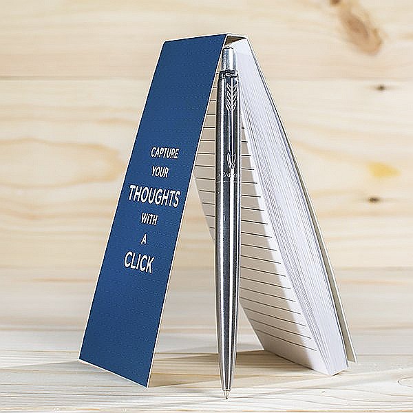 PARKER SET PIX JOTTER STEEL + NOTES 160245 [3]