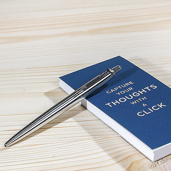 PARKER SET PIX JOTTER STEEL + NOTES 160245 [4]