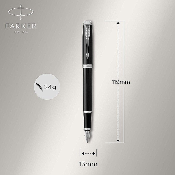 PARKER SET IM DUO STANDARD BLACK-SILVER STILOU + PIX CT 160390 [4]