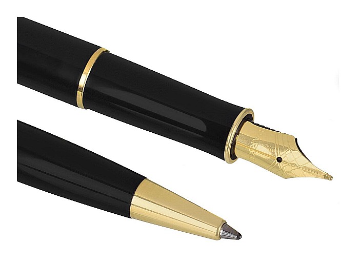 PARKER SET SONNET DUO STILOU + ROLLER GT, PENITA M, BLACK LACQUER AND GOLD 160394/2093371 [4]