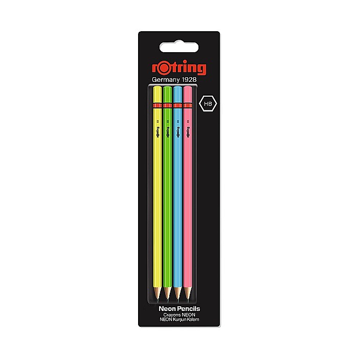 CREION GRAFIT ROTRING  HB 4/SET NEON 06513 [1]