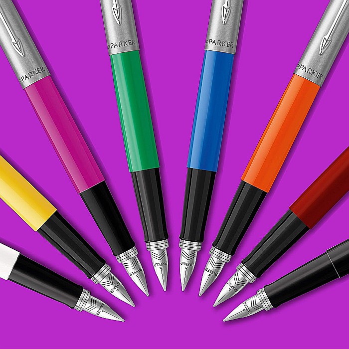 PARKER STILOU JOTTER ORIGINAL ALB M + 2 PATROANE CERNEALA 160378 [4]