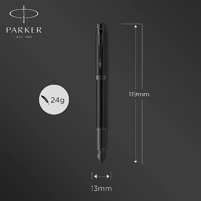 PARKER STILOU ACHROMATIC BLACK BT PENITA F 160427 [3]