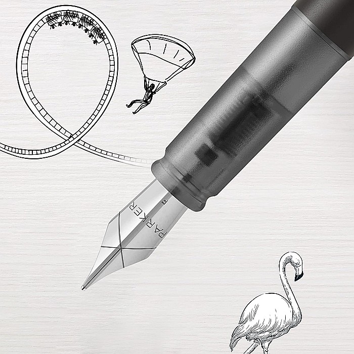 PARKER STILOU VECTOR XL NEGRU-ARGINTIU CT 160314 [4]