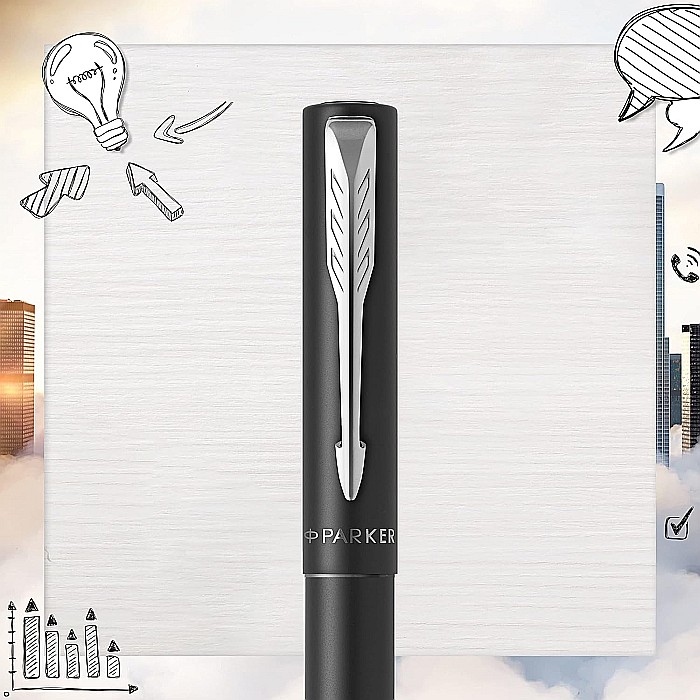 PARKER STILOU VECTOR XL NEGRU-ARGINTIU CT 160314 [5]