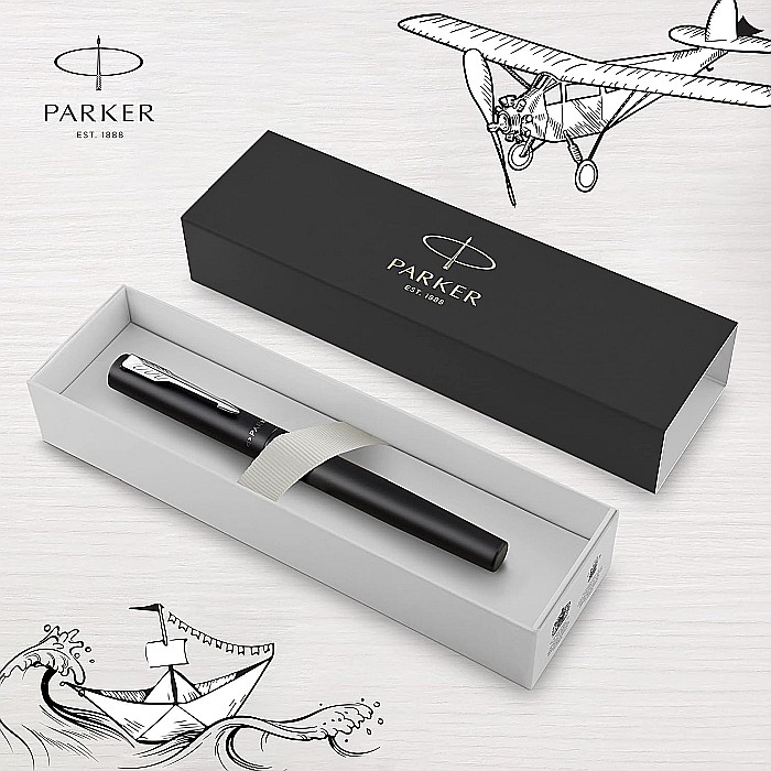 PARKER STILOU VECTOR XL NEGRU-ARGINTIU CT 160314 [6]