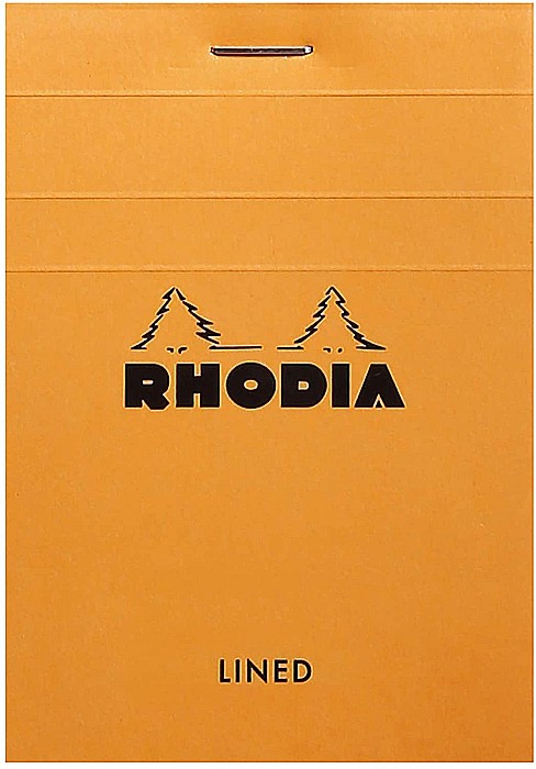 RH BLOC NOTES A7 80F N11 DR ORANGE RHODIA 11600C [1]