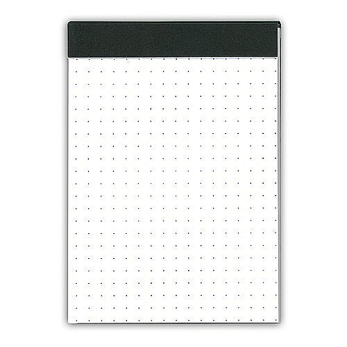 RH BLOC NOTES 8.5*12CM 80F N12 DOT PAD BLACK RHODIA 12559C [3]