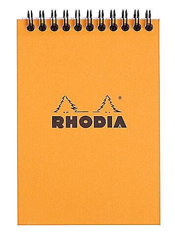 RH BLOC NOTES A6 SPIRA 80F AR ORANGE RHODIA 13500C [1]