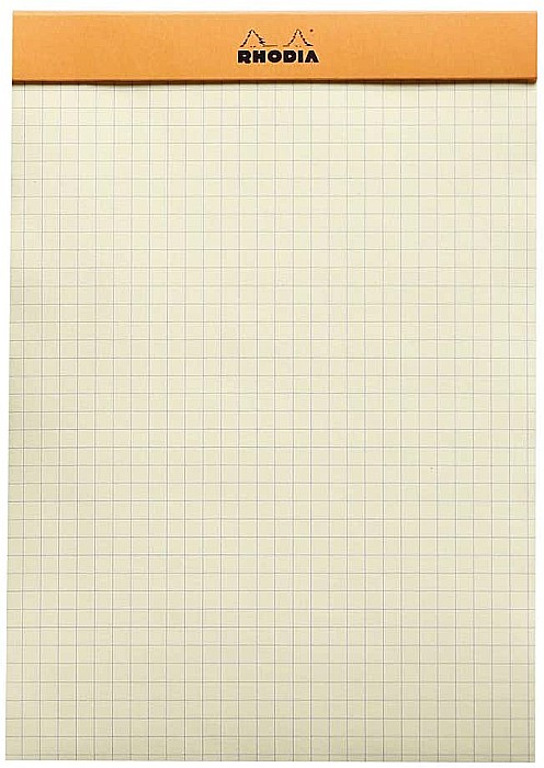 RH BLOC NOTES A5 80F  N16 AR FOI GALBENE ORANGE RHODIA 16260C [2]