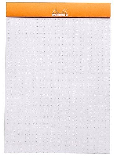 RH BLOC NOTES A5 80F N16 DOTS ORANGE RHODIA 16558C [2]