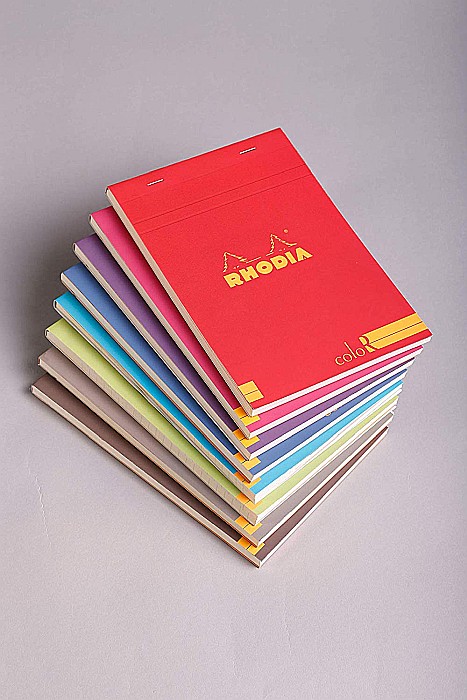 RH BLOC NOTES 14.8*21CM 70F DR 90GR TURCOAZ RHODIA COLOR PAD 16967C [4]