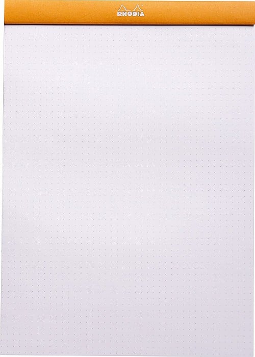 RH BLOC NOTES A4 80F N18 DOT PAD ORANGE RHODIA 18558C [5]